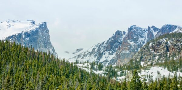 Rocky Mountain National Park in the winter