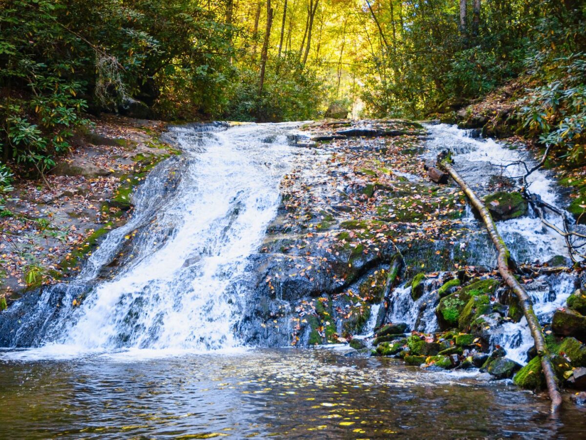 waterfall in Great smoky mountains national park