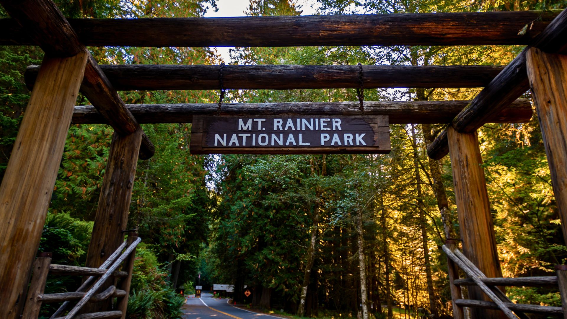 Mount Rainier National Park Entrance