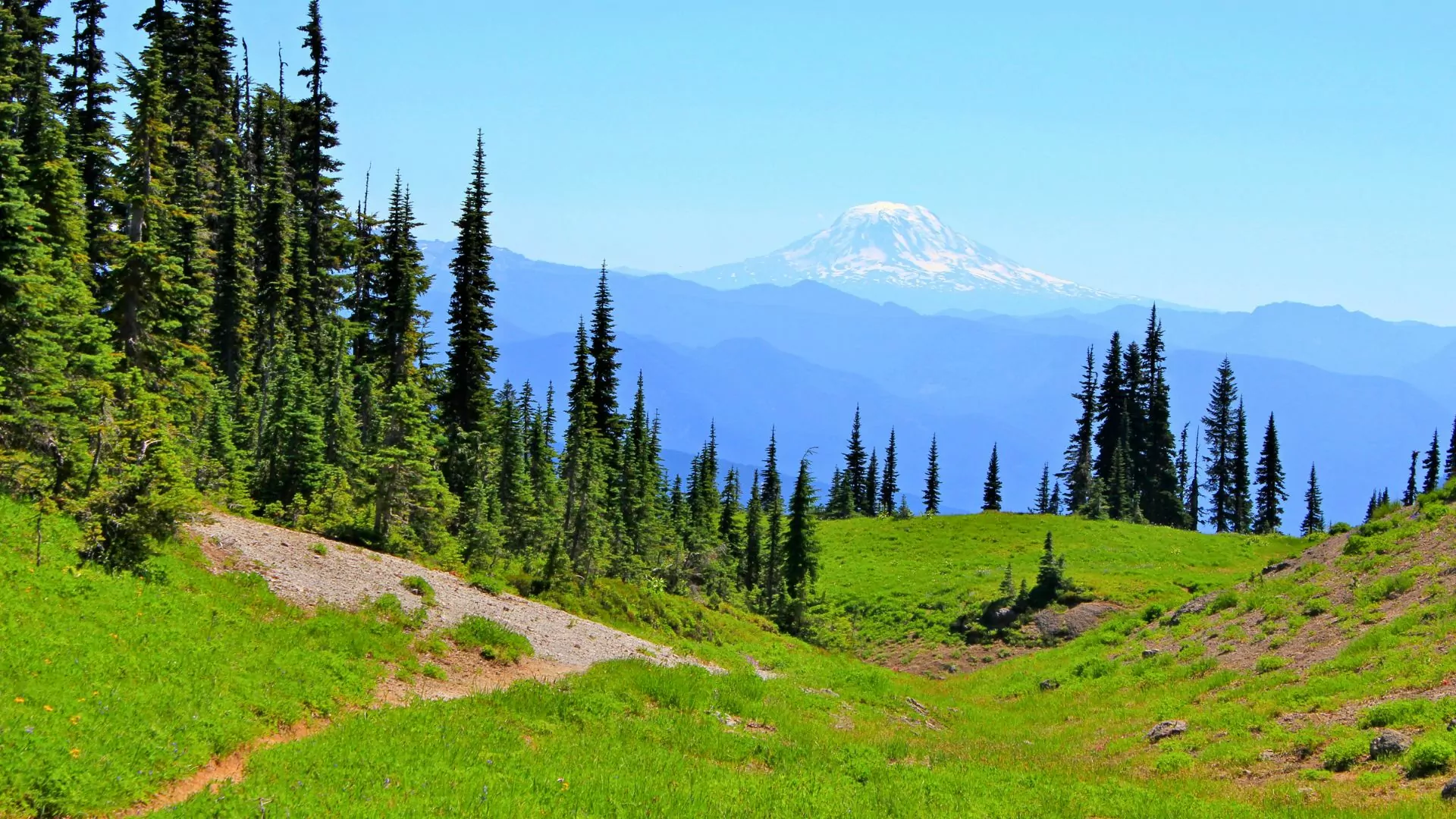 The Wonderland Trail in Mount Rainier National Park