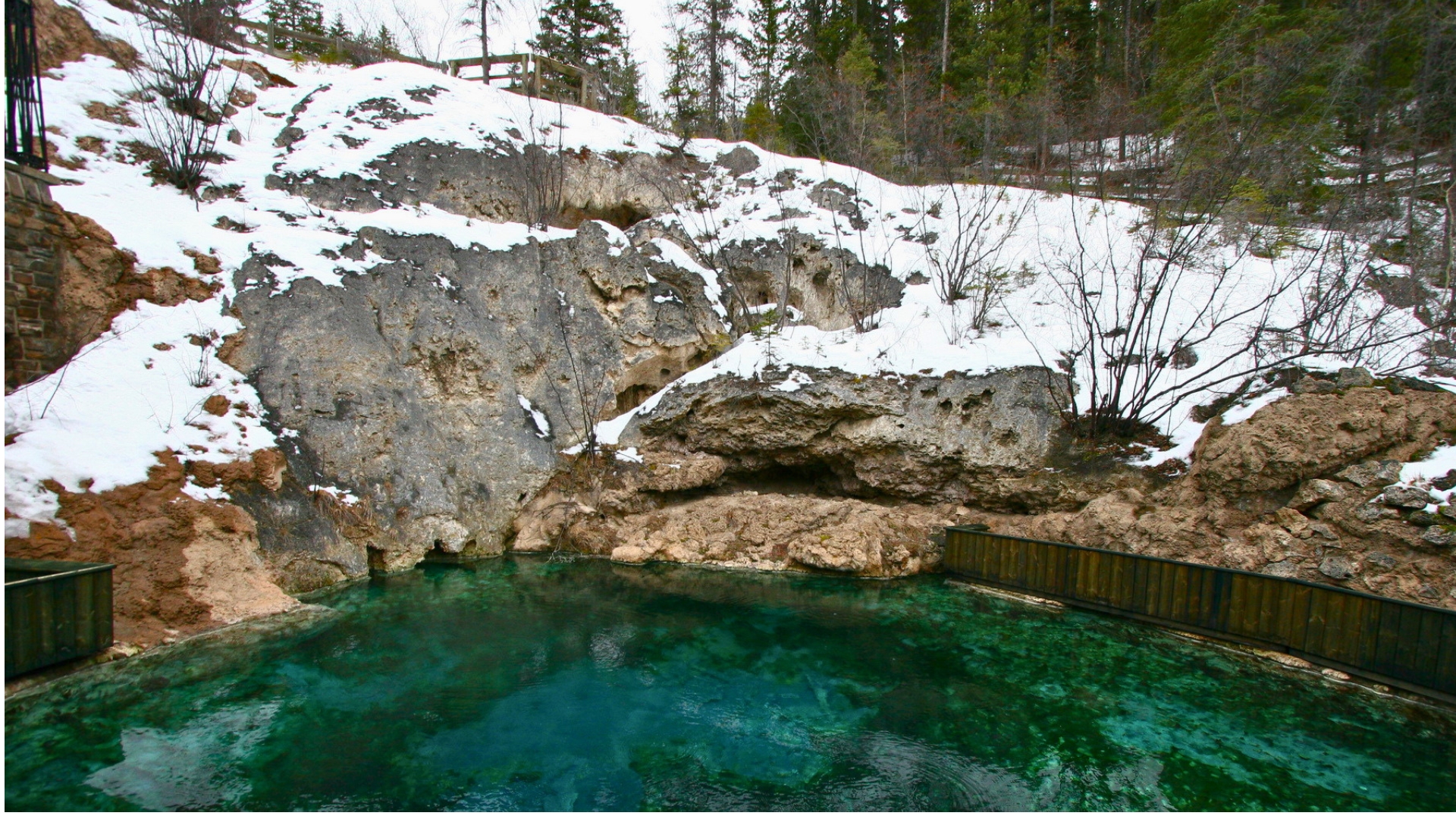 Hot springs in Banff
