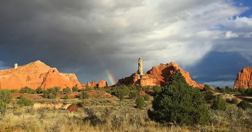 Rainbow over Grand Staircase-Escalante National Monument
