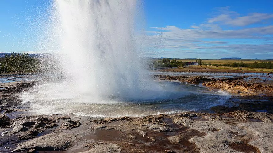 Icelandic geyser
