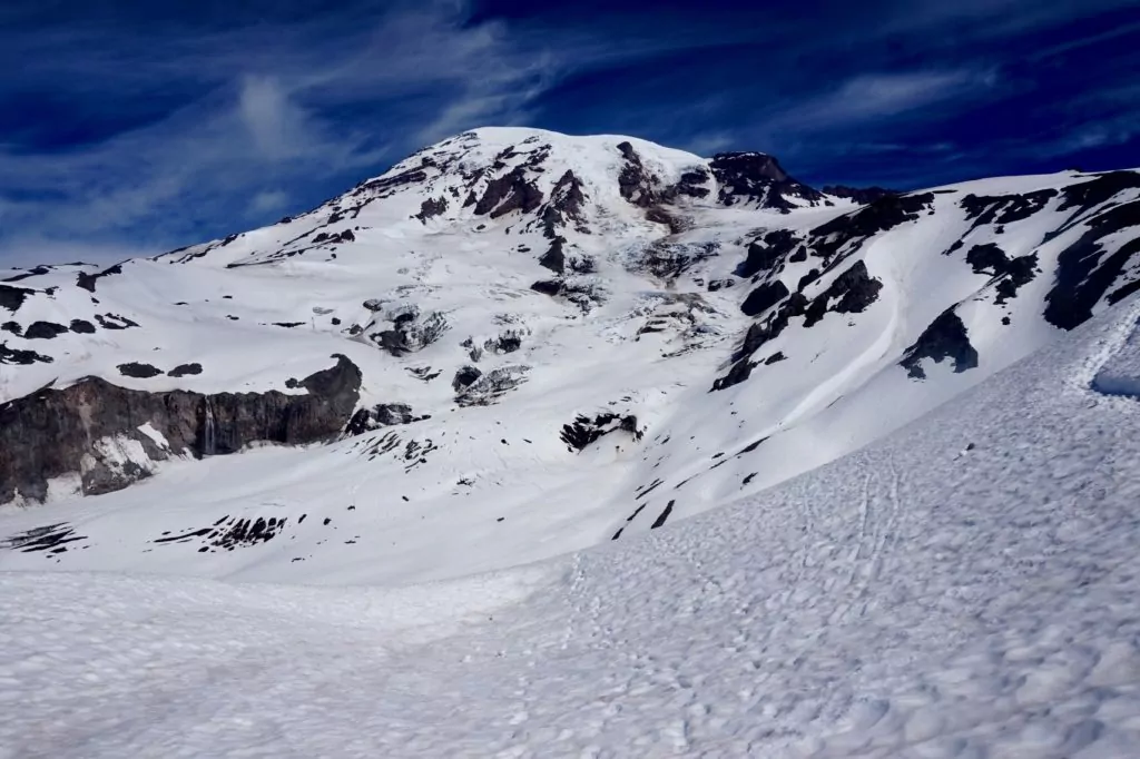 Skyline trail snowy mountain