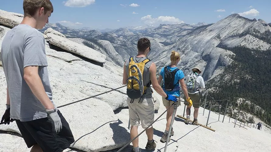 Guided half dome hikes hot sale