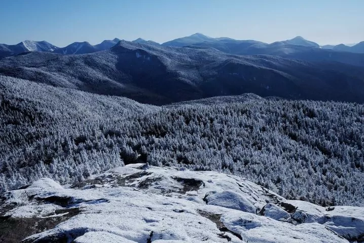 Cascade Mountain in the Adirondacks winter hiking