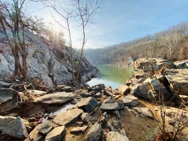 Billy Goat Trail in the winter hiking
