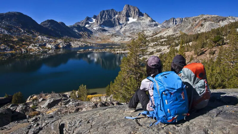 Mammoth Lakes backpacking trip in the Sierra Nevada Mountain Range