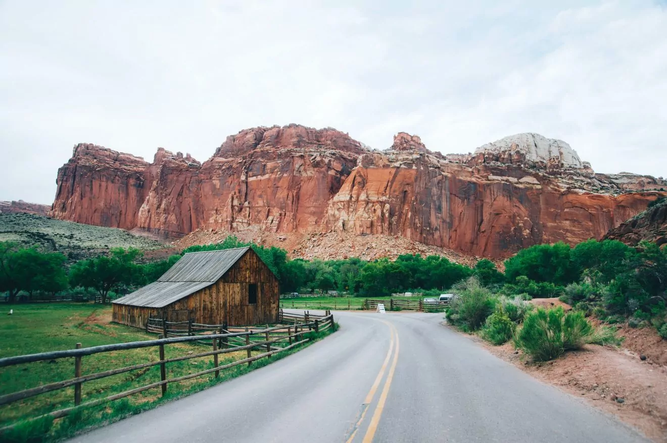 Capitol Reef fruita National Park Utah