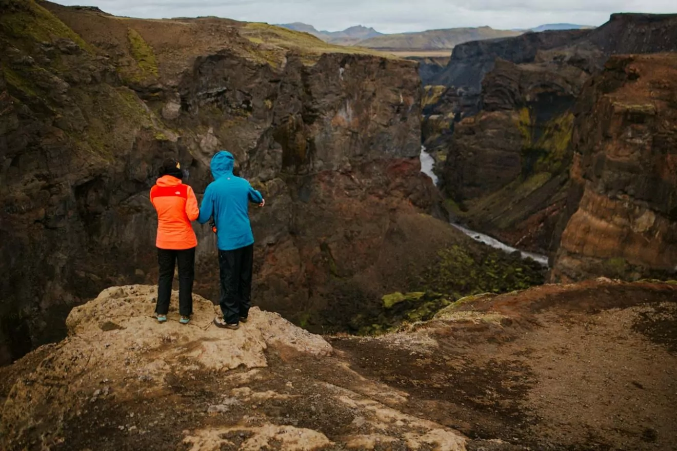 Markarfljótsgljúfur Canyon with friends
