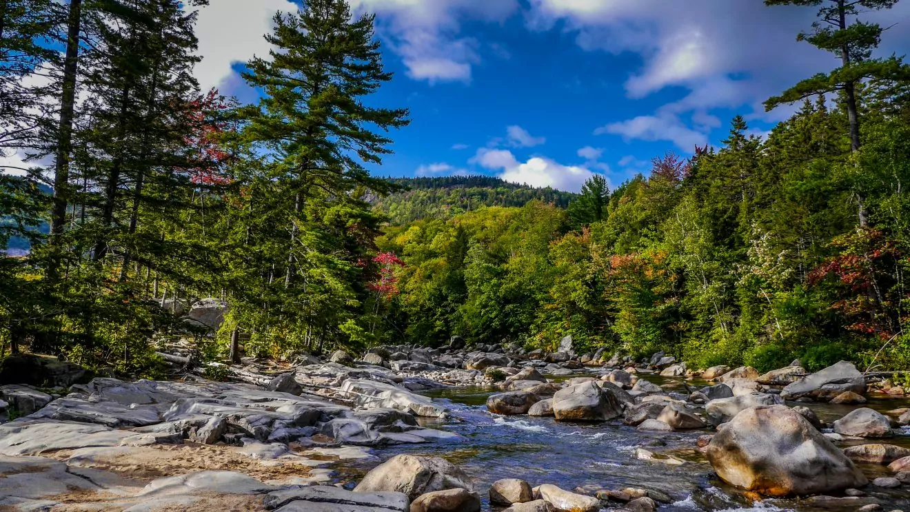 White Mountains in New Hampshire