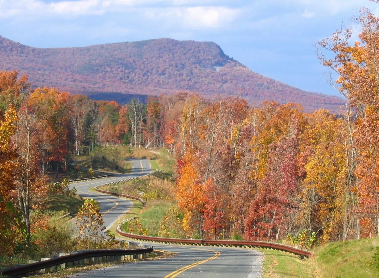 Buzzard Rock fall leaf peeping Virgina