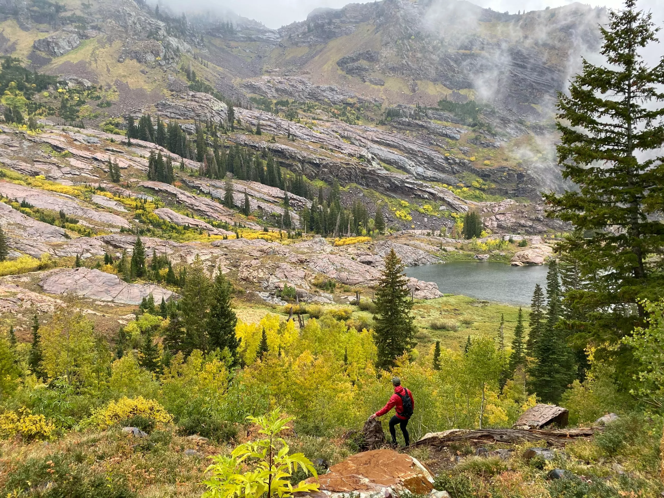 lake blanche in the fall