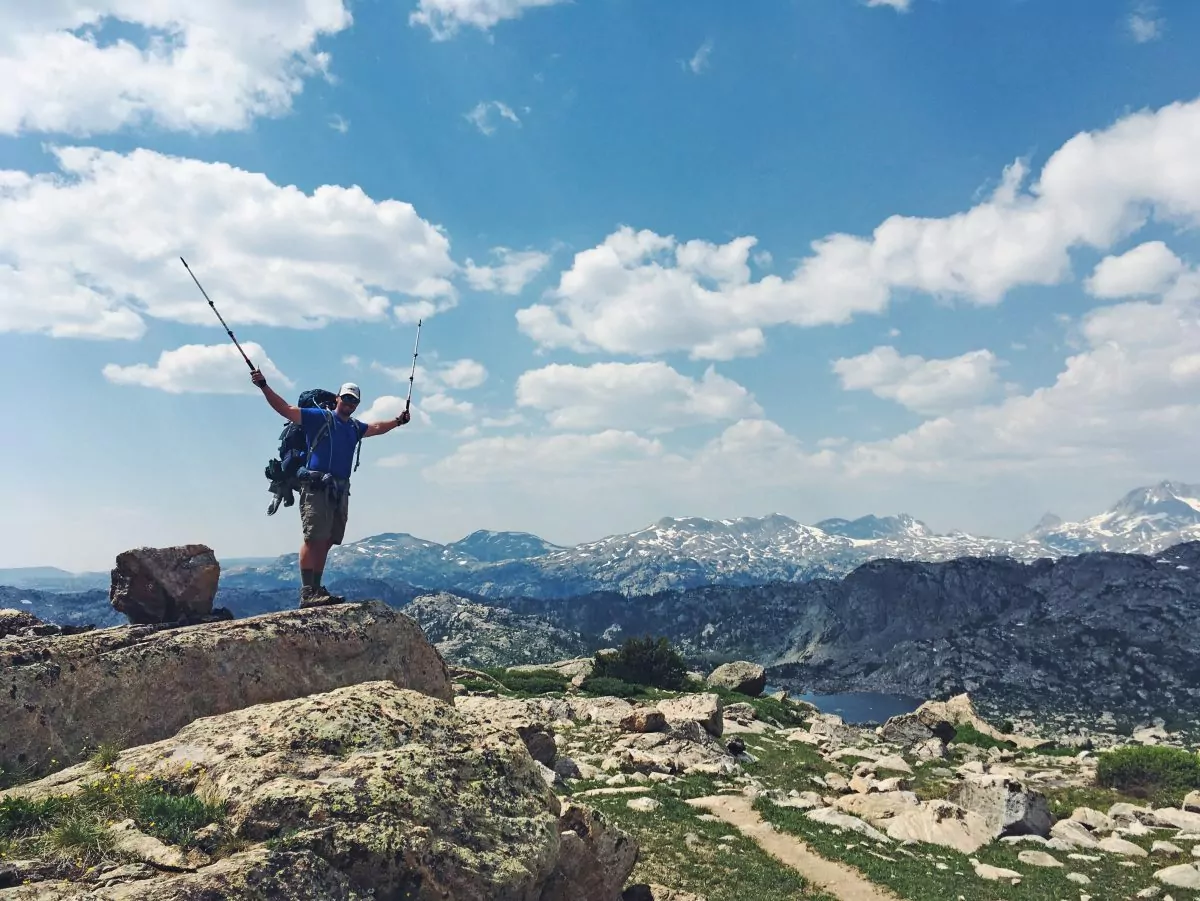 Wildland Trekking backpacking guest in the Wind River Range