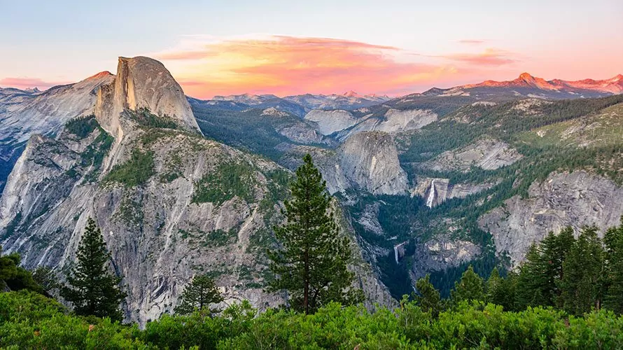 Sunset from Glacier Point, Yosemite