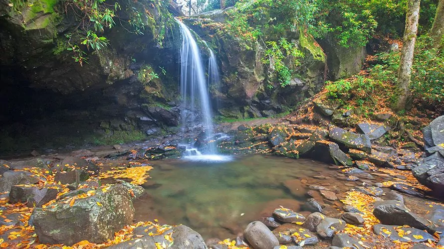 Waterfall in Great Smoky Mountains National Park