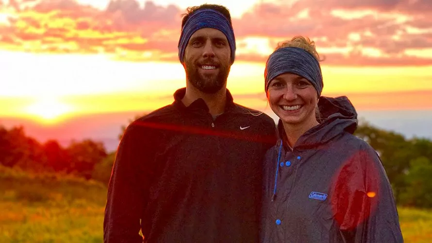 Two guests on a Wildland Trekking Smoky Mountains backpacking trip