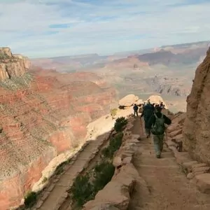 Grand Canyon in April hike backpack tour trail trek