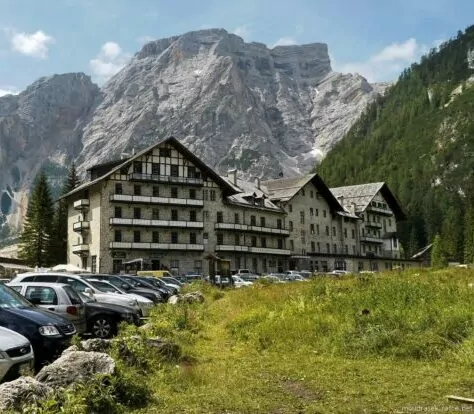 Hotel near mountains