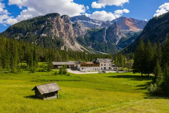 Classic traditional hotel in the Italian Dolomites