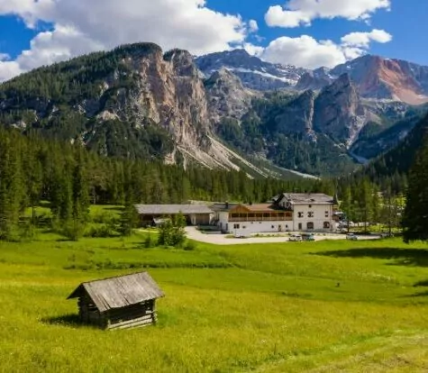 Classic traditional hotel in the Italian Dolomites