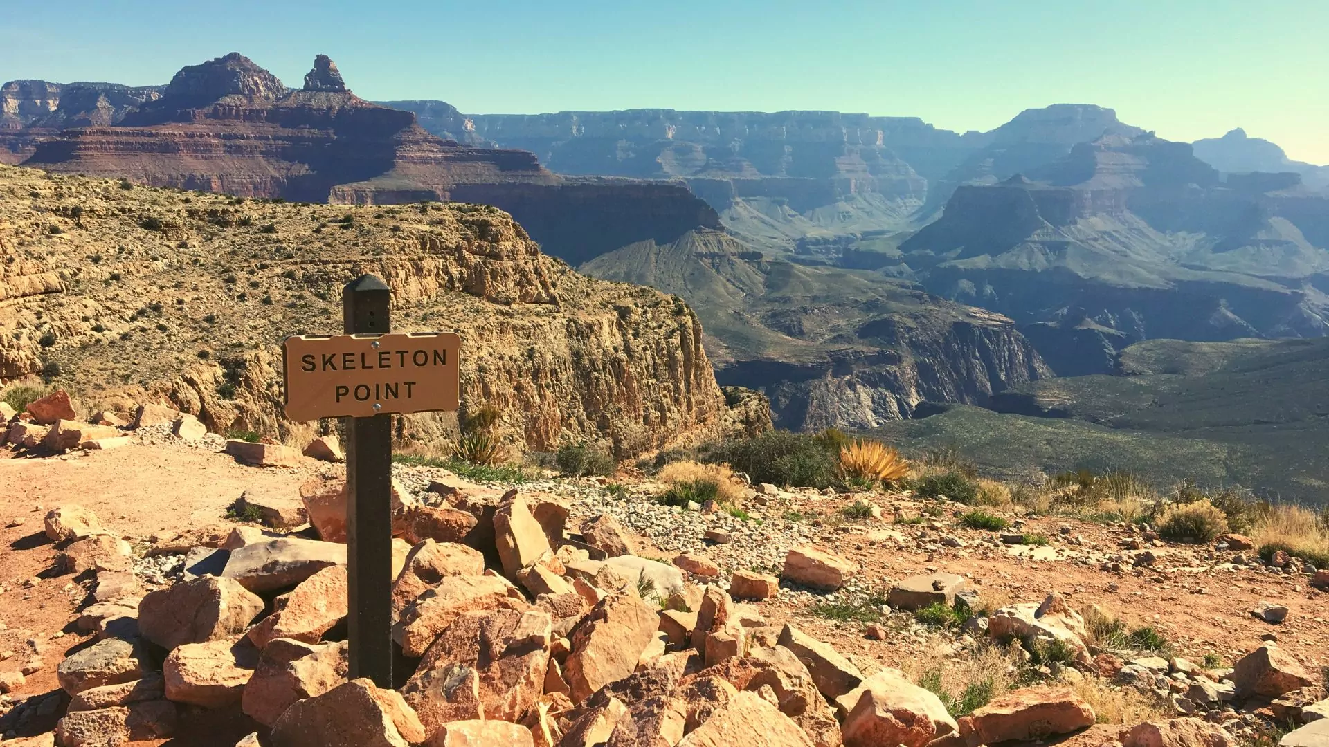Grand Canyon South Rim, Skeleton Point, South Kaibab Trail