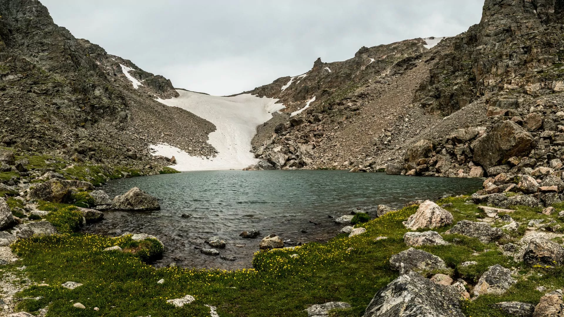 Andrews Tarn and Andrews Glacier Rocky Mountain National Park
