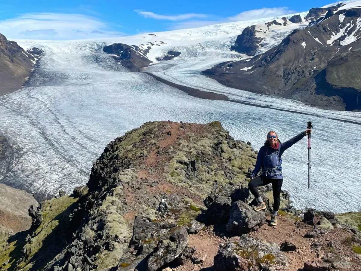 Callie Winters Iceland Tour with Wildland Trekking