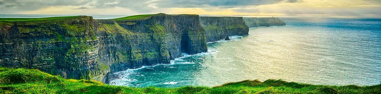 Cliffs of Moher, County Clare, Ireland, The Burren, Europe are one of Ireland's top touristic attractions.