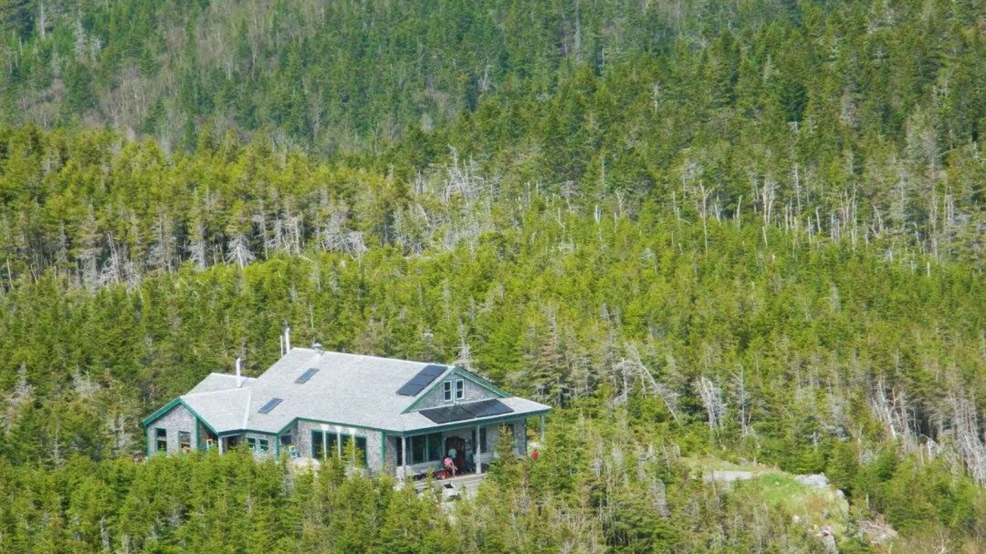 Galehead AMC hut in the white mountains of New Hampshire