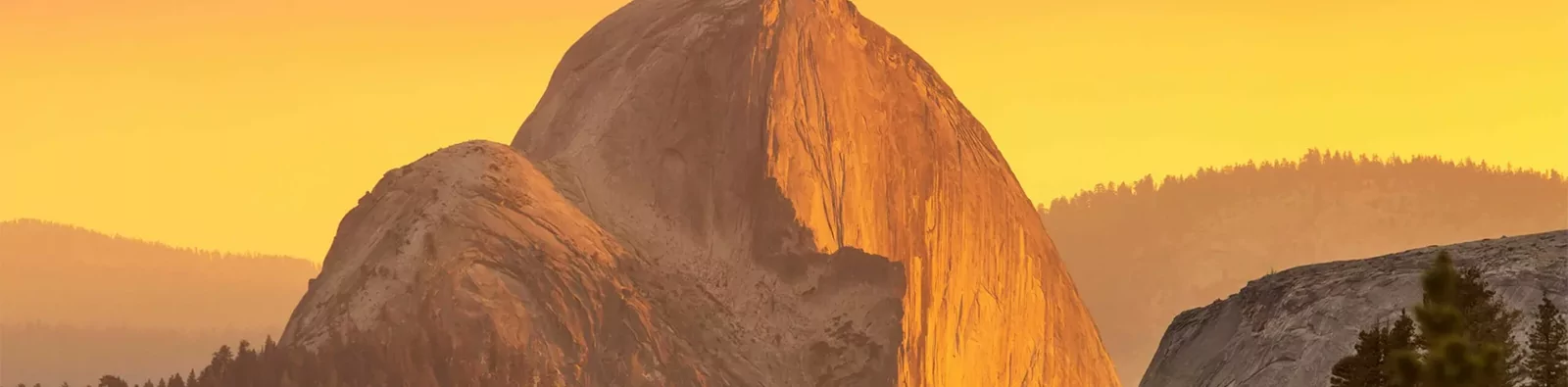 Sunset on Half Dome, Yosemite National Park