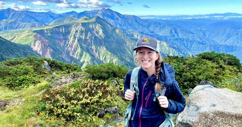 Wildland Trekking manager hiking on the Inca Trail, Peru