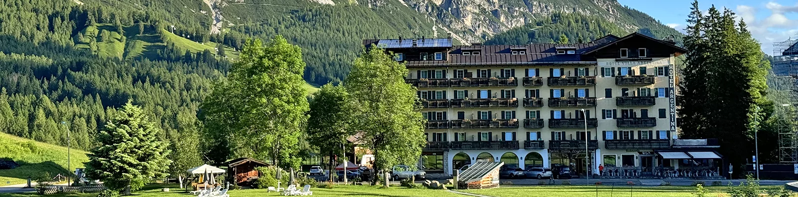 Gorgeous alpine hotel in the Italian Dolomites, Italy