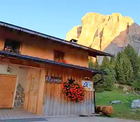 Rifugio Dibona in the Italian Dolomites