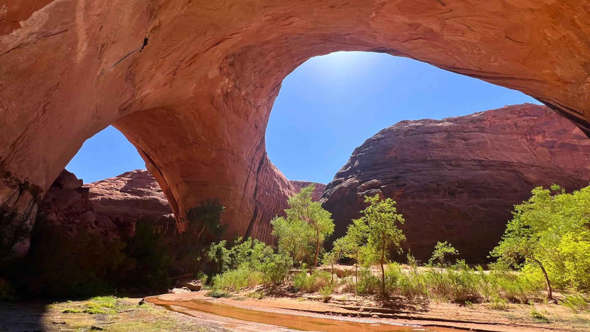 Jacob Hamblin Arch, Coyote Gulch in Utah