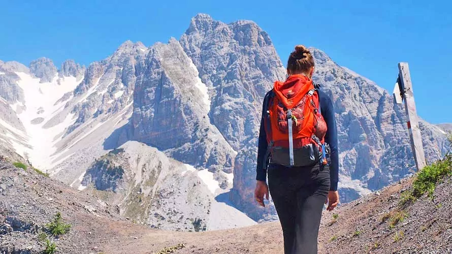 The top of Valbona Pass
