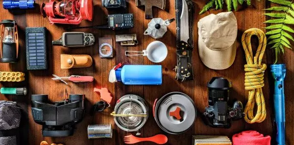 Outdoor gear|||Garmin fenix smartwatch|Garmin Inreach Mini|||Small backpack||GSI cook pot||||MSR tent|Pocket rocket backpacking stove|Nemo sleeping bag|||Tent|||Osprey backpack||||||Altra trailrunner|A hiker wears his backpack in the mountains|Men's hiking boot|Women's hiking boot|Headlamp|Ultralight backpacking tent|Hyperlite mountain gear backpack||Down jacket||Trekking poles