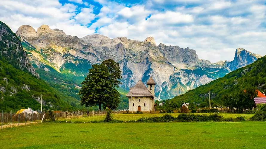 Theth National Park church
