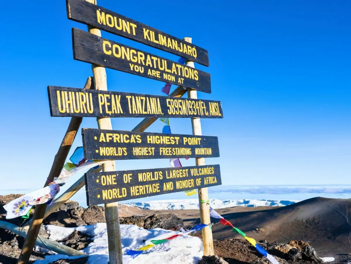 Mt Kilimanjaro summit