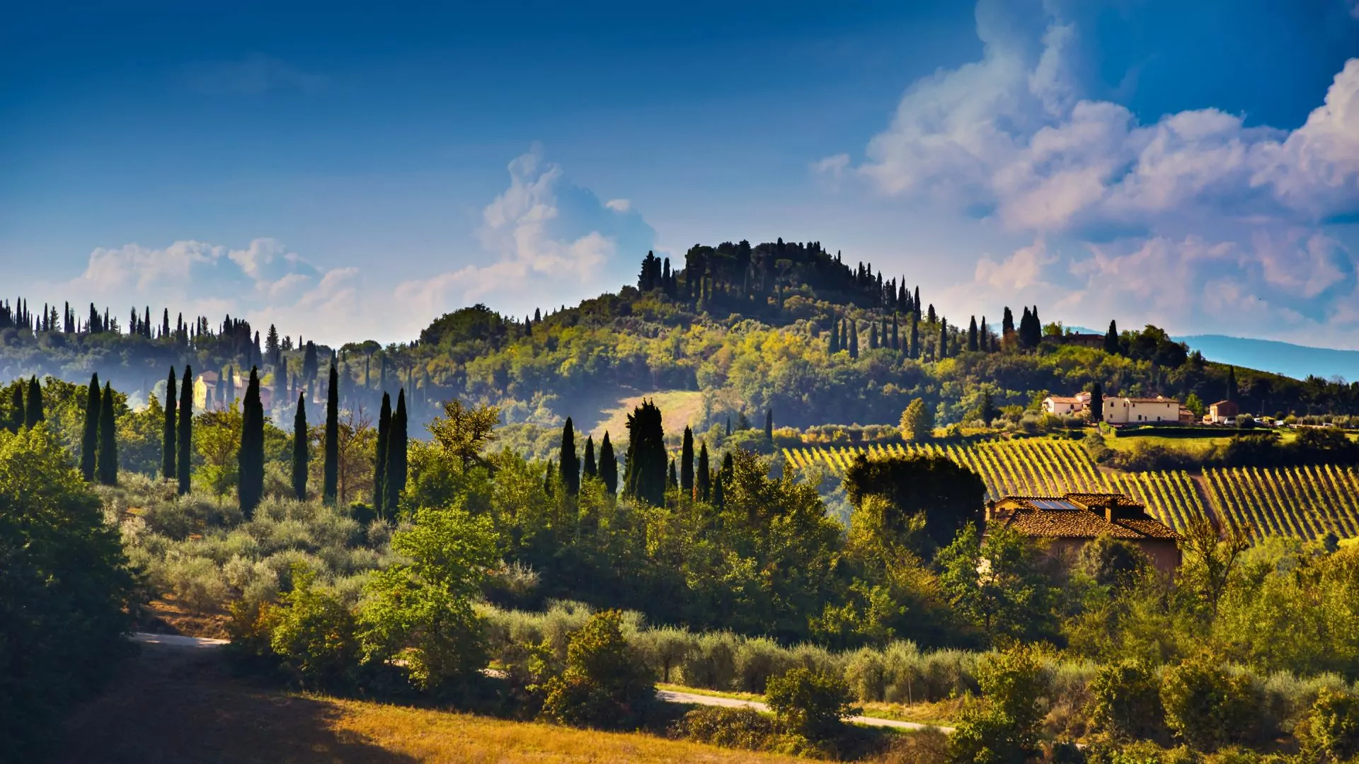Tuscan countryside in Italy