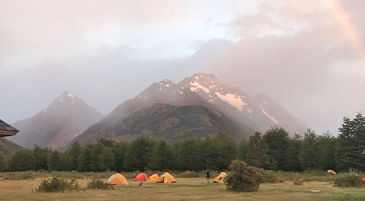 patagonia o trek camping
